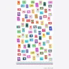 Vilagallo Fouta Mediana Estampado Sellos Flash Sale