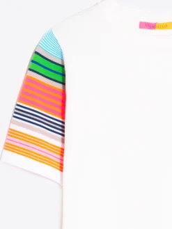 Vilagallo Jersey Blanco Mangas Multicolour Store