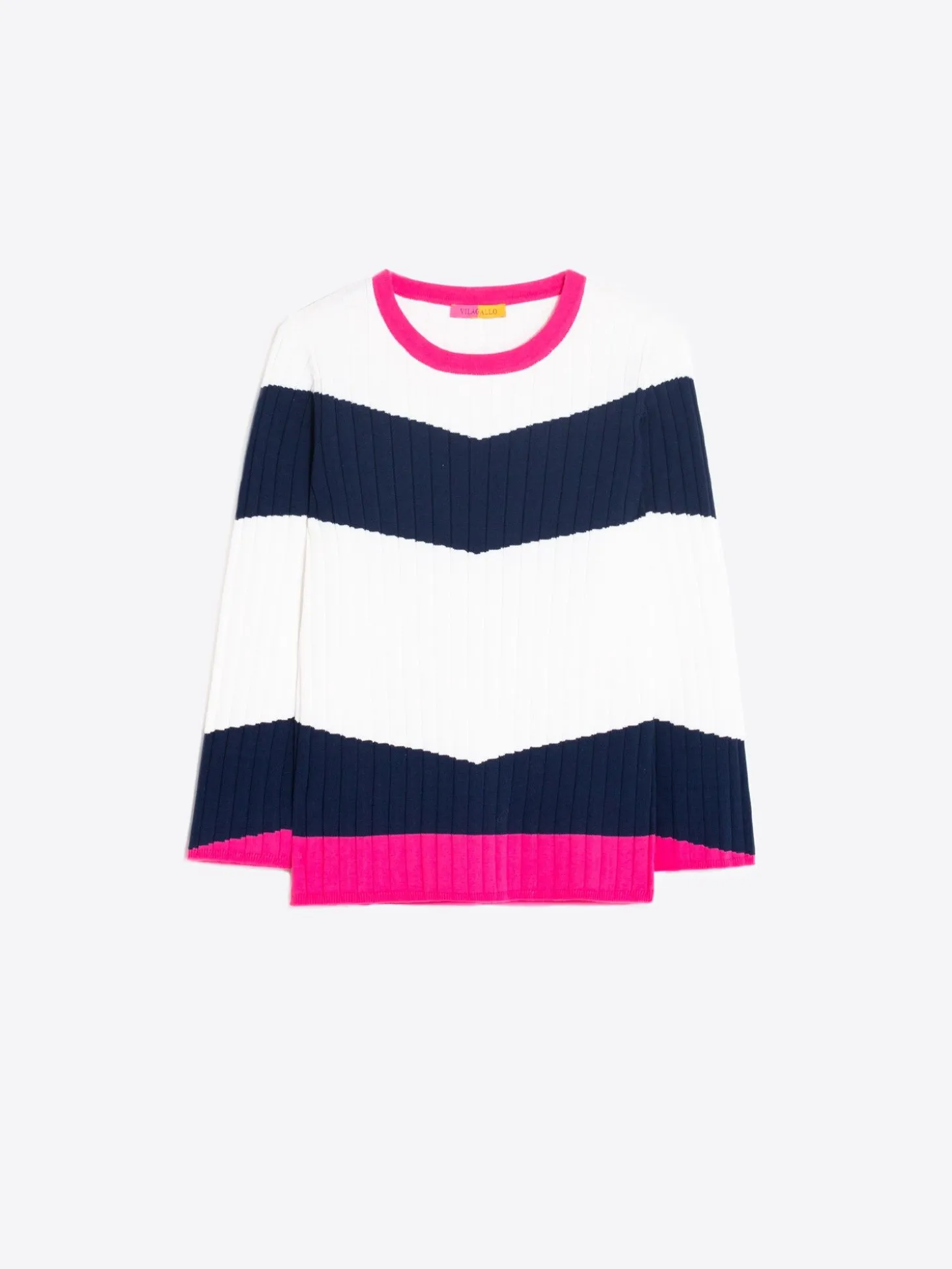 Vilagallo Jersey Punto Canale Colour Block Best