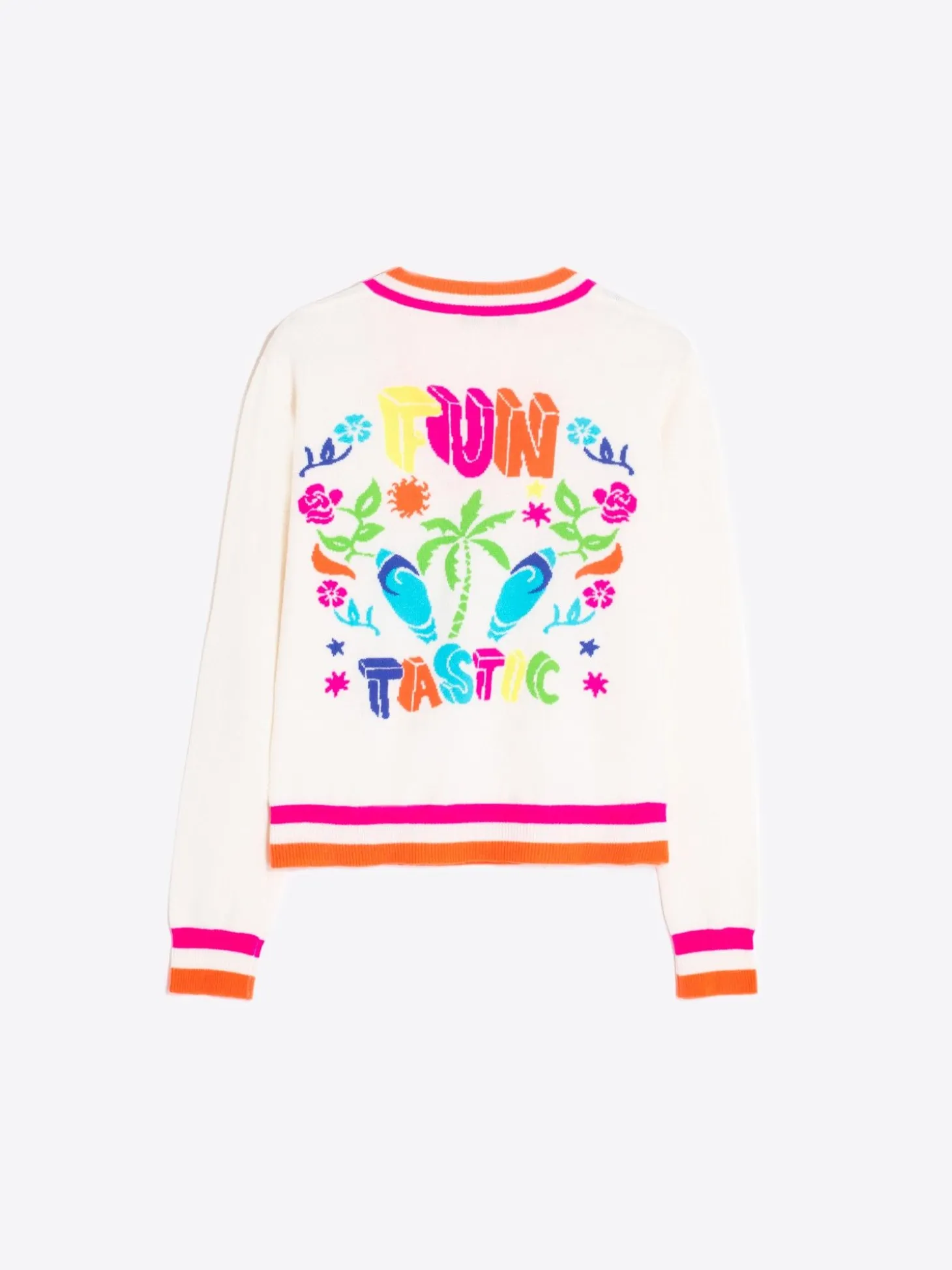 Vilagallo Jersey Punto Crudo Intarsia Funtastic Clearance