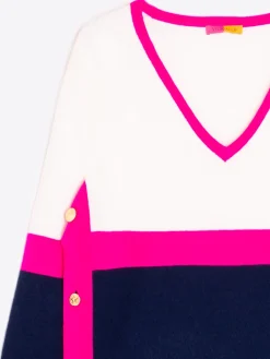 Vilagallo Jersey Punto Cuello Pico 100% Lana Merino Store