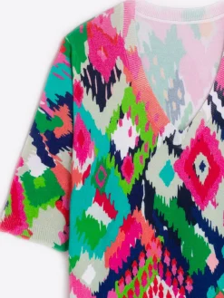 Vilagallo Jersey Punto Estampado Ikat Clearance