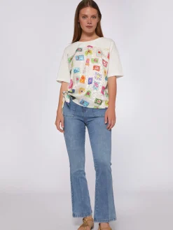 Vilagallo Pantalon Alina Light Denim Discount