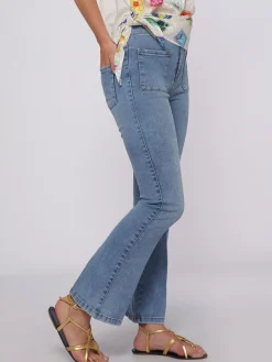 Vilagallo Pantalon Alina Light Denim Discount