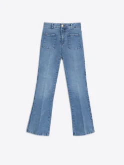 Vilagallo Pantalon Alina Light Denim Discount