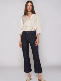 Vilagallo Pantalon Amelie Dark Denim Online