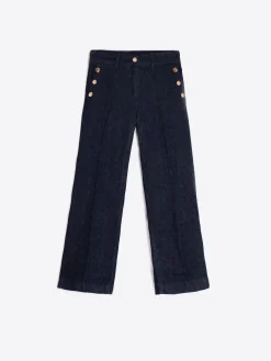 Vilagallo Pantalon Amelie Dark Denim Online