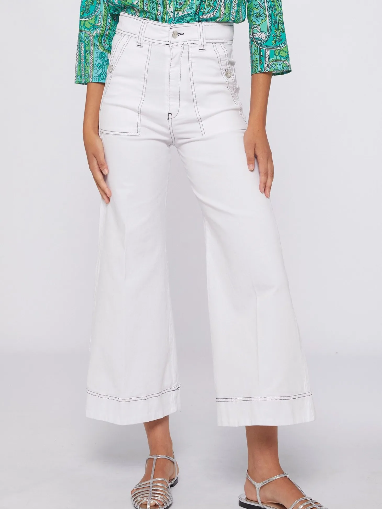 Vilagallo Pantalon Noa Blanco Sale
