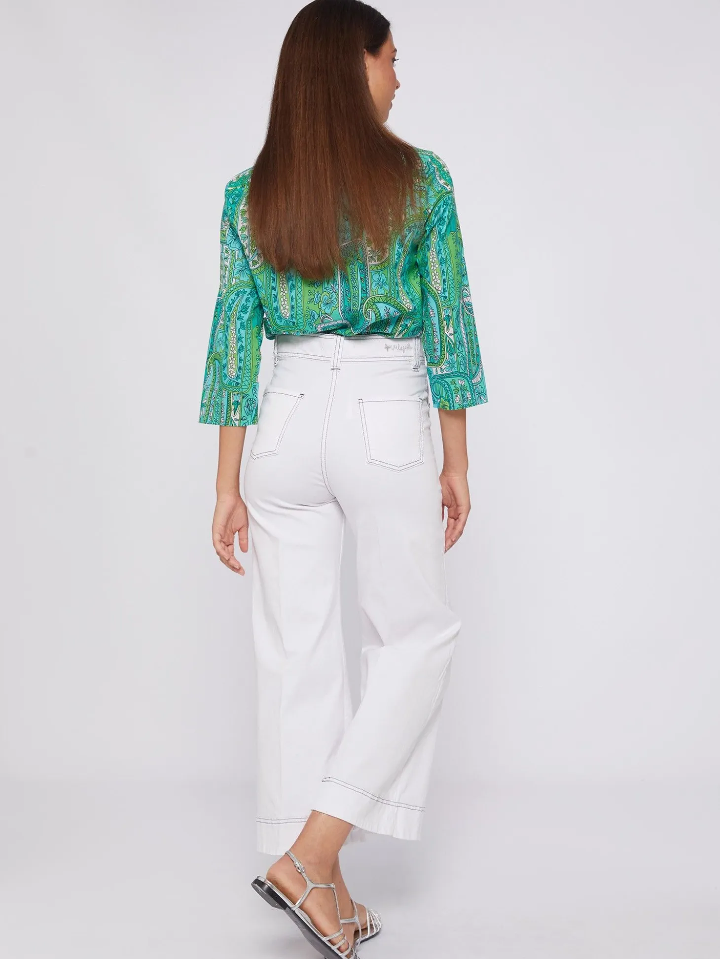 Vilagallo Pantalon Noa Blanco Sale