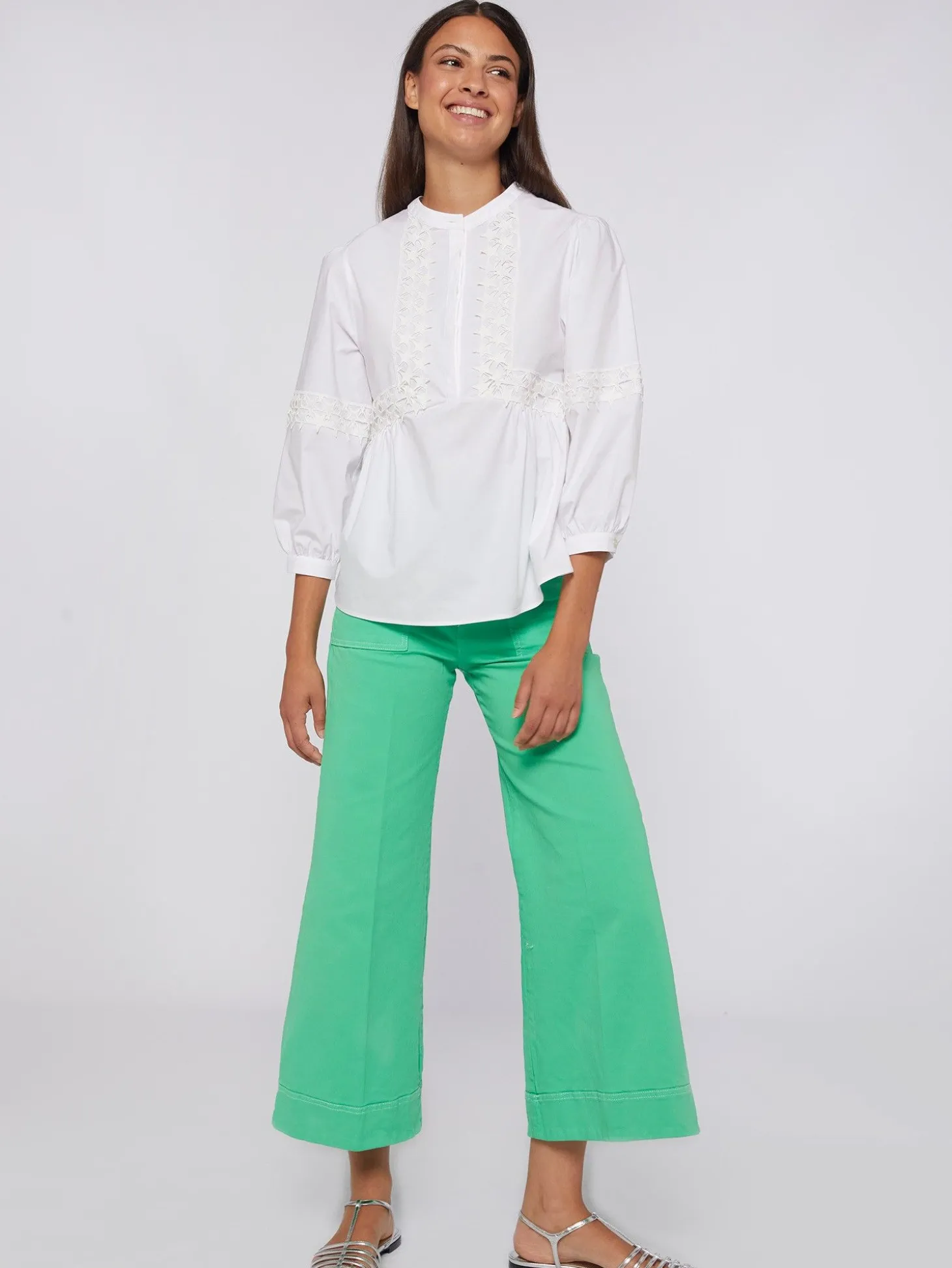 Vilagallo Pantalon Noa Verde Best Sale