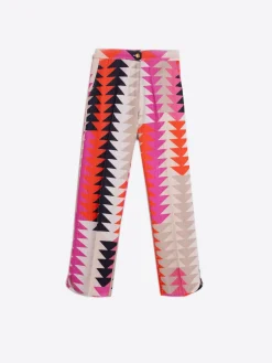 Vilagallo Pantalon Ornella Geometric Patern Hot
