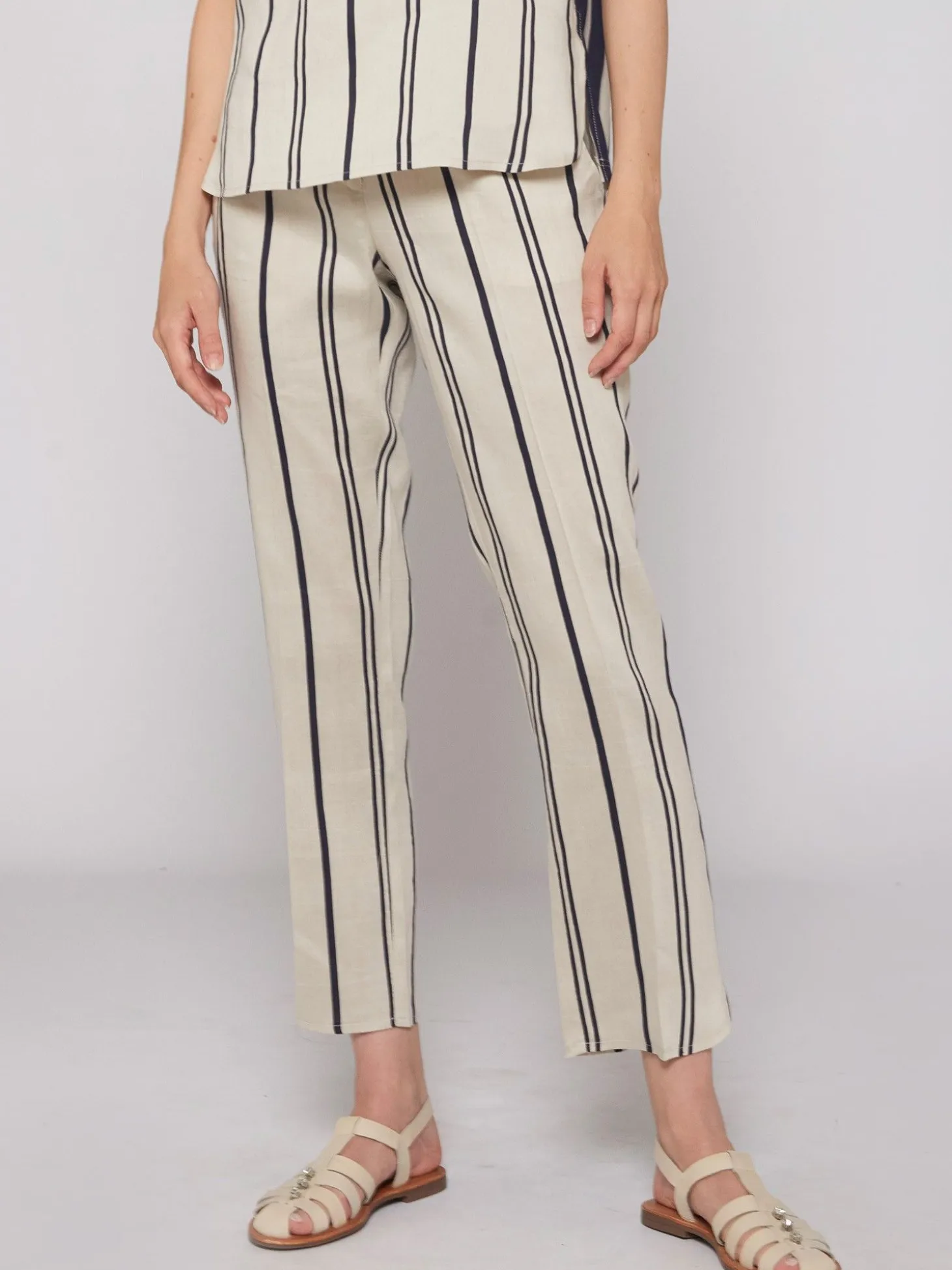 Vilagallo Pantalon Ornella Rayas Fashion