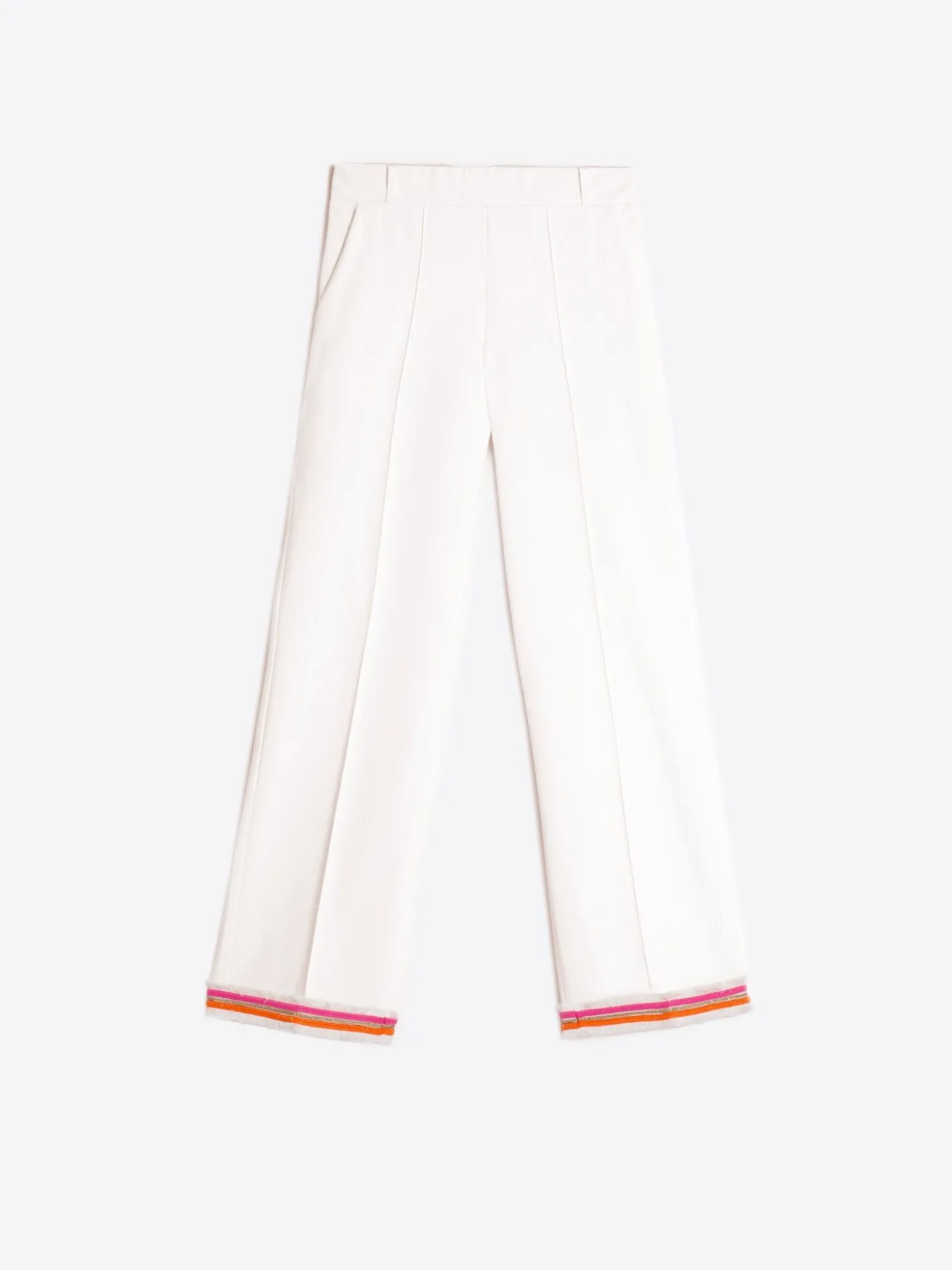 Vilagallo Pantalon Punto Blanco Con Pasaman Sale