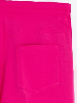 Vilagallo Pantalon Punto Rosa Botones Laterales Perfect Fict Cheap