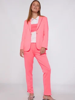 Vilagallo Pantalon Punto Rosa Fluor Cheap