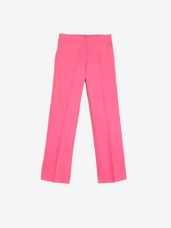 Vilagallo Pantalon Rosa Lino Strech Fashion