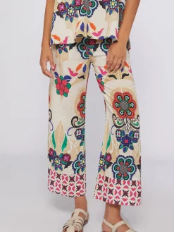 Vilagallo Pantalon Sandra Floral Noveau Cheap