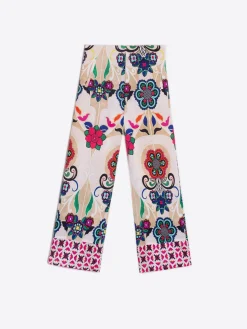 Vilagallo Pantalon Sandra Floral Noveau Cheap