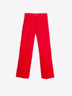 Vilagallo Pantalon Tiffany Coral Linen Discount