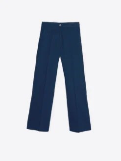 Vilagallo Pantalon Tiffany Navy Linen Sale