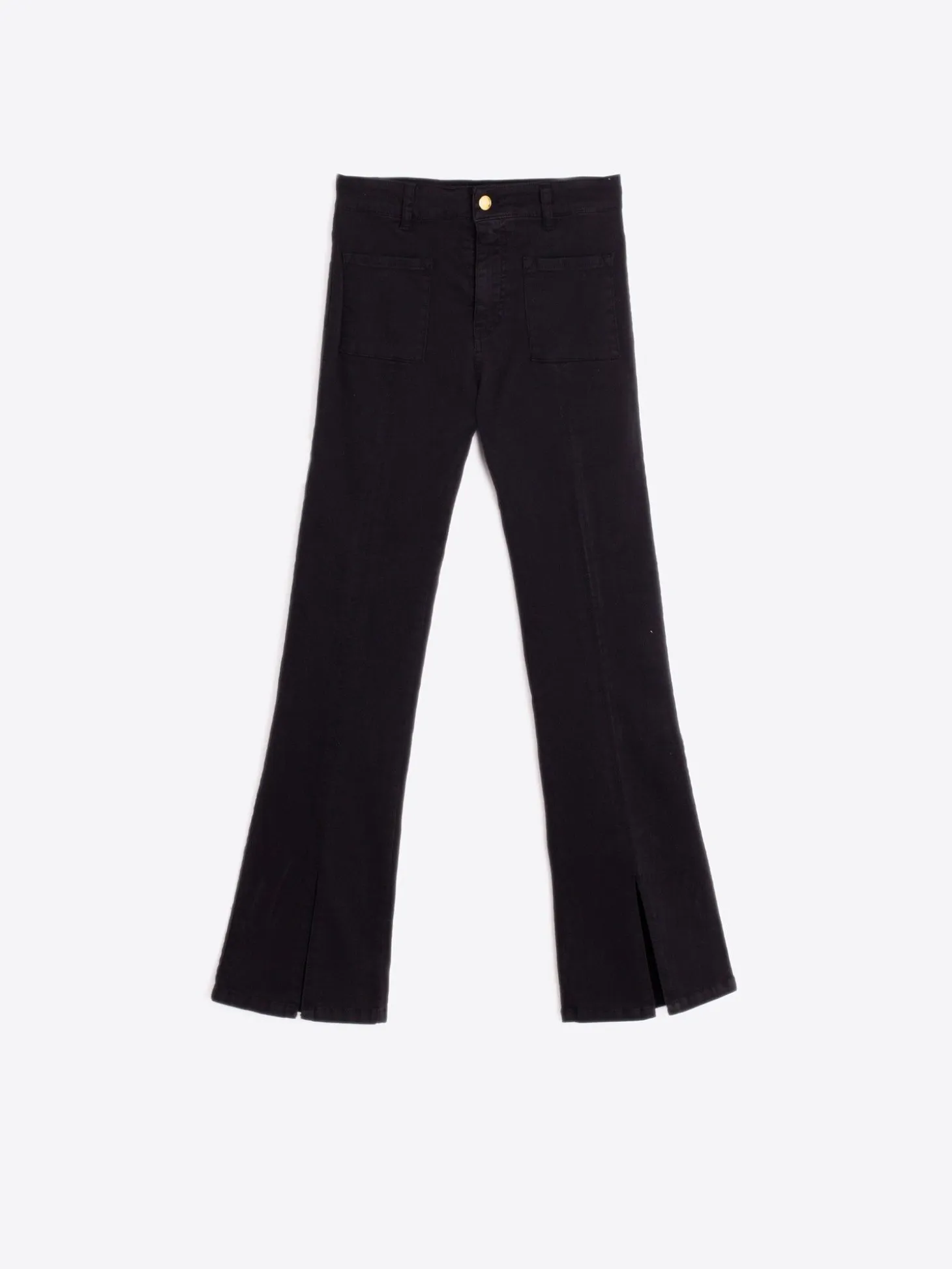 Vilagallo Pantalon Vaquero Negro Abertura Best