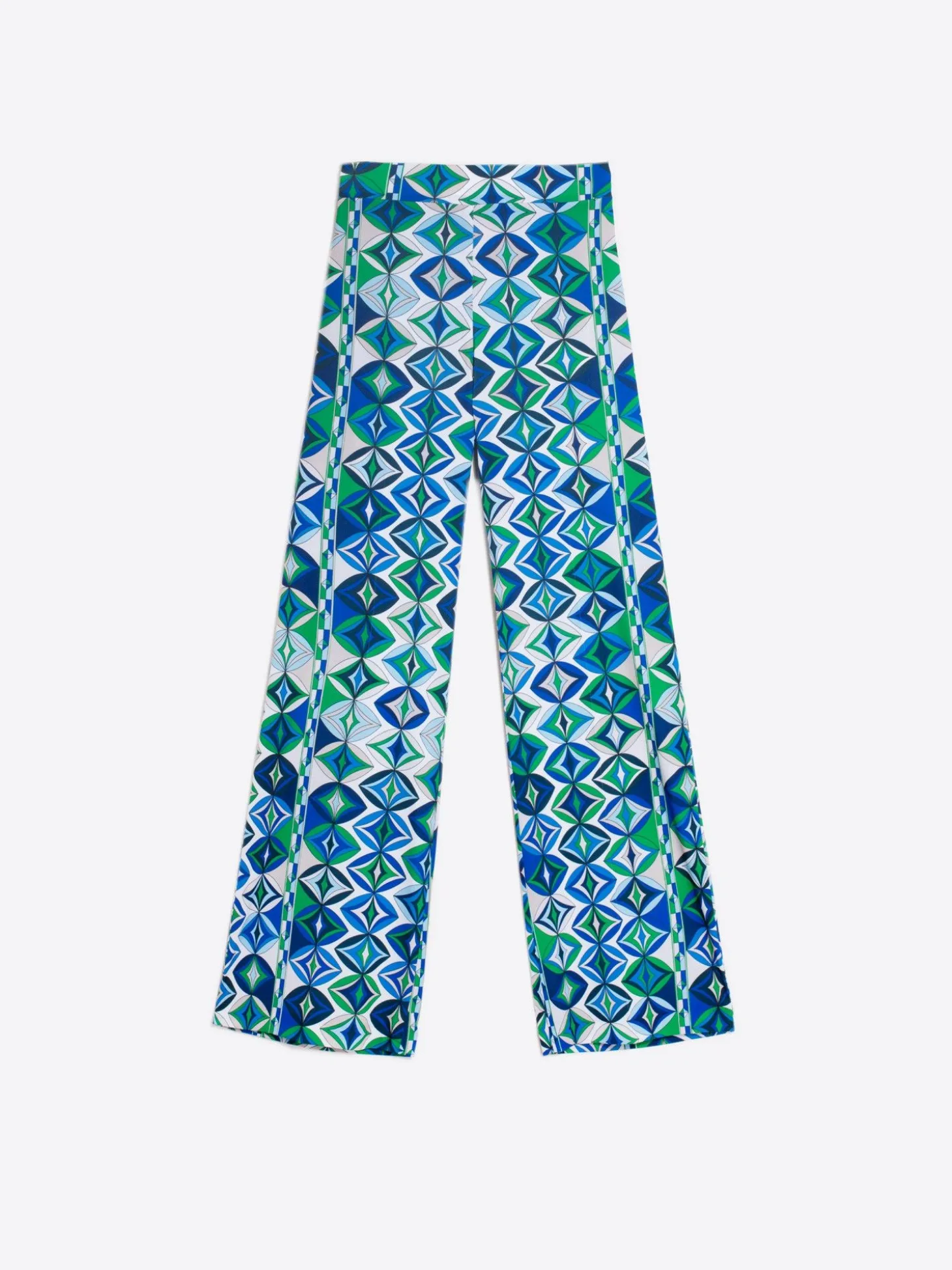 Vilagallo Pantalon Venus Punto Estampado Geometrico Cheap
