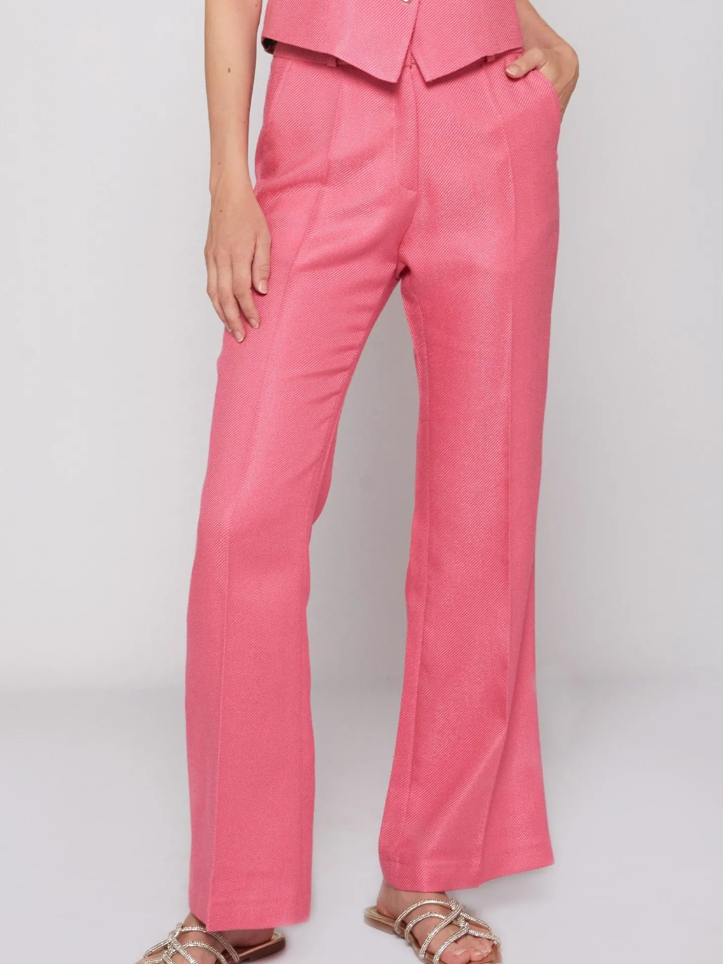 Vilagallo Pantalon Veronica Pink Savile Flash Sale