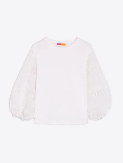 Vilagallo T-Shirt Eugen Blanco Calado Cheap