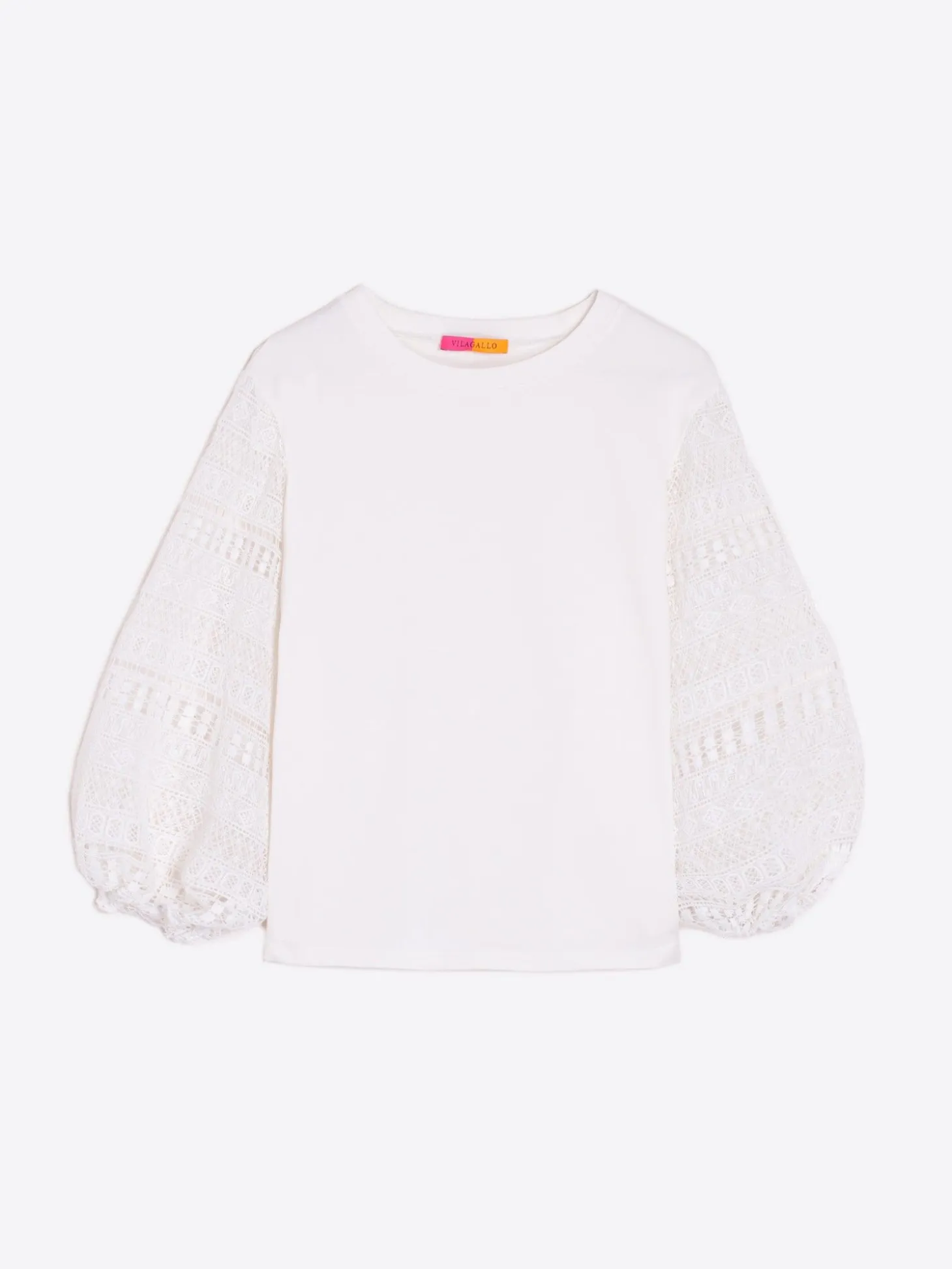 Vilagallo T-Shirt Eugen Blanco Calado Cheap