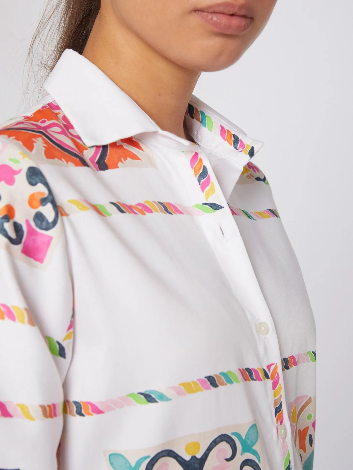 Vilagallo Vestido Algodon Estampado Azulejos Best