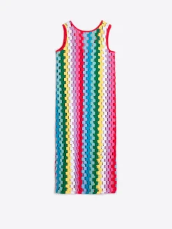 Vilagallo Vestido Calado Escote Espalda Multicolor Outlet