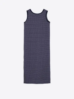 Vilagallo Vestido Cindy Navy Geo Knit Fashion