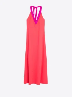Vilagallo Vestido Daniela Orange Fluor Knit Cheap