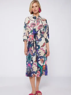 Vilagallo Vestido Estampado Maxi Paisley Best
