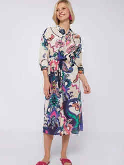 Vilagallo Vestido Estampado Maxi Paisley Best