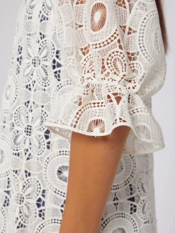 Vilagallo Vestido Guipour Interior Rayas New