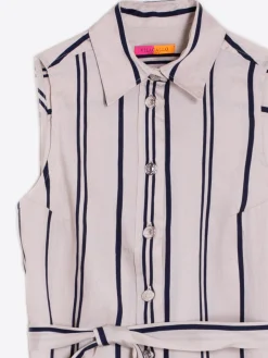 Vilagallo Vestido Livia Elba Stripes Online