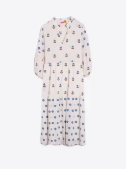 Vilagallo Vestido Tammy Flower Jacquard Best Sale