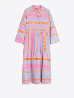 Vilagallo Vestido Volante Jacquard Milos Fluor Best