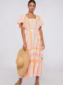 Vilagallo Vestido Volantes Jacquard Fluor Best