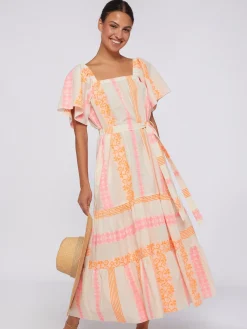 Vilagallo Vestido Volantes Jacquard Fluor Best