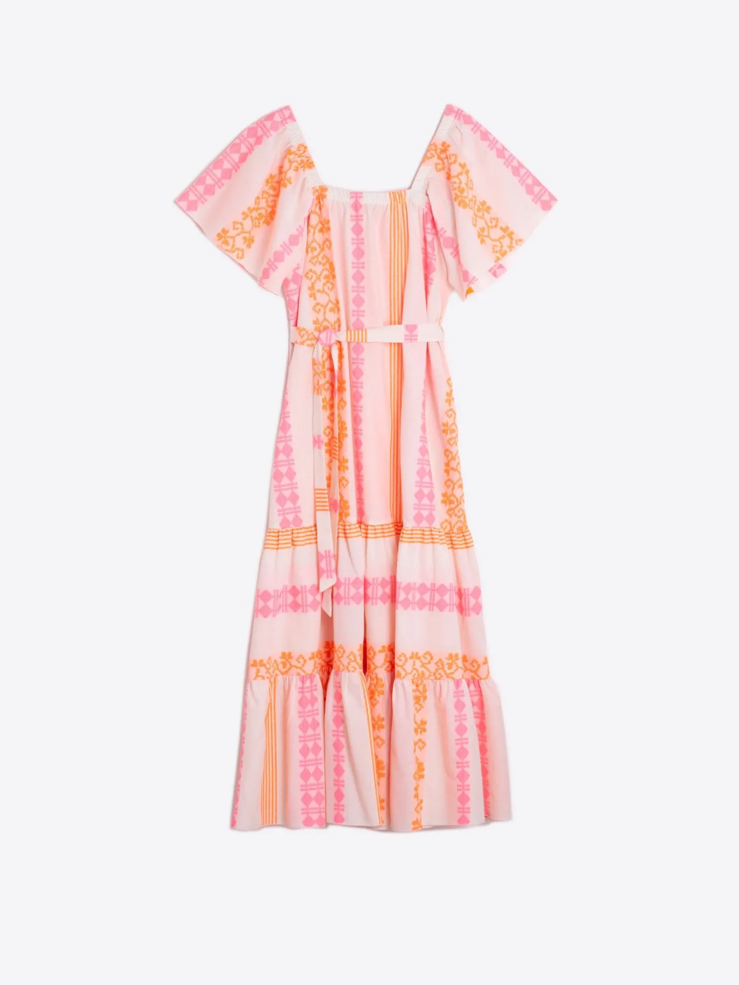 Vilagallo Vestido Volantes Jacquard Fluor Best