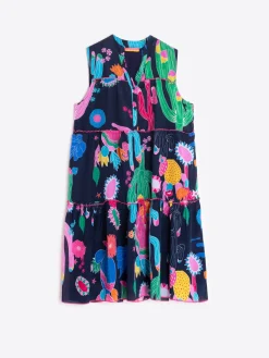 Vilagallo Vestidovolentes Estampado Cactus New
